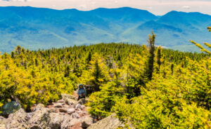 Vista of the White Mountains in Northern New Hampshire